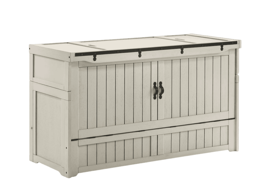 Rustic Cube Murphy Cabinet Bed