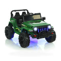 12V Kids Ride-on Jeep Car with 2.4 G Remote Control-Green