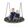 40-Inch Flying Saucer Tree Swing Outdoor Play Set with Adjustable Ropes Gift for Kids