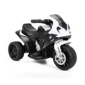 6V Kids 3 Wheels Riding BMW Licensed Electric Motorcycle-Black