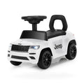 Kids Ride On Car with Steering Wheel-White