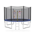 Outdoor Trampoline Bounce Combo with Safety Closure Net Ladder-14 ft