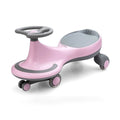 Wiggle Car Ride-on Toy with Flashing Wheels-Pink