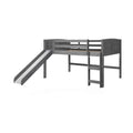 Twin Louver Low Loft with Slide