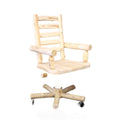 Cedar Log Desk Chair