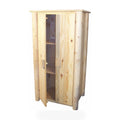 Frontier Cedar Log 2 Door Armoire