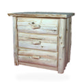 Hand Peeled Cedar Log 3 Drawer Chest