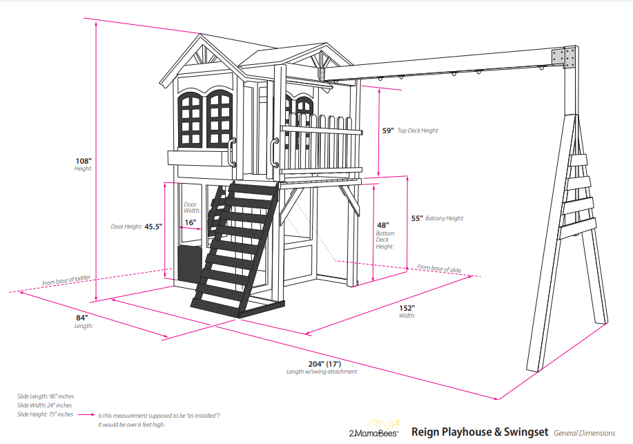 Reign Two-Story Playhouse