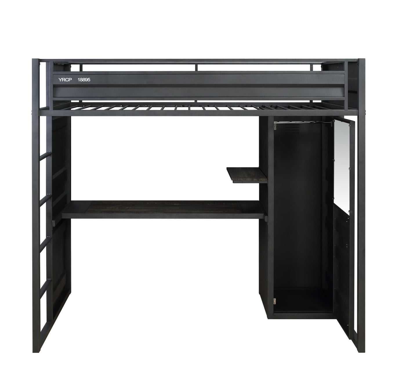Cargo Twin Loft Bed with Desk