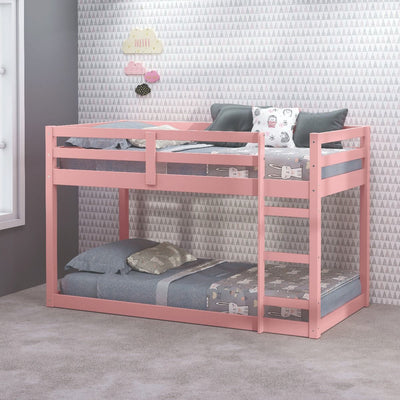 ACME Gaston II Twin Loft Bed #color_Pink