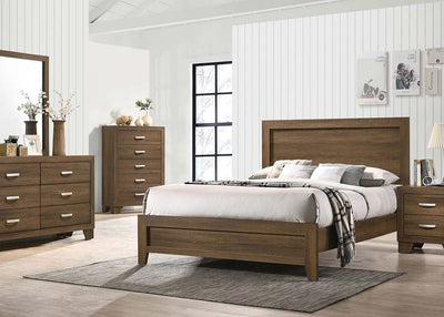 ACME Miquell Eastern King Bed #color_Oak
