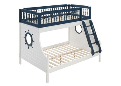 Sailor Twin/Full Nautical Themed Bunk Bed
