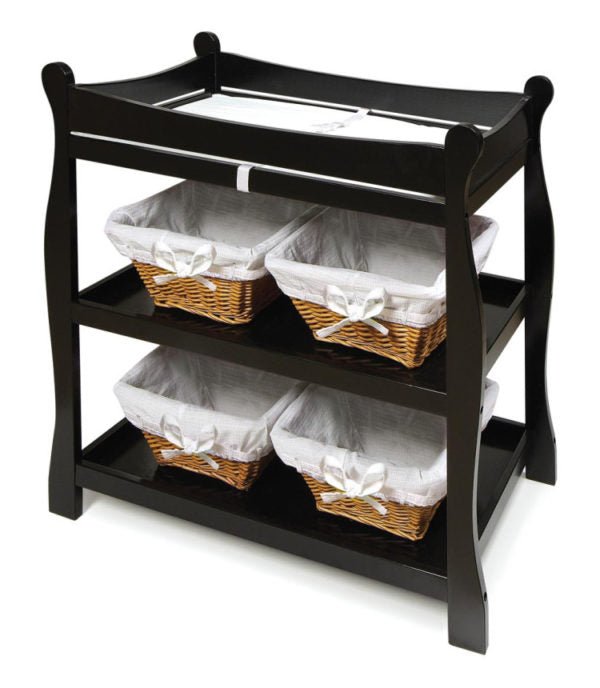 Sleigh Style Baby Changing Table