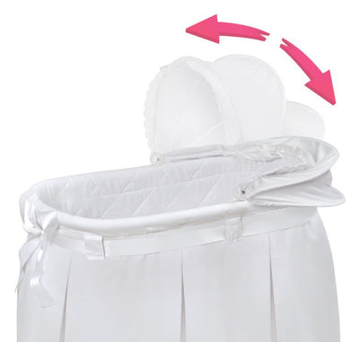 Wishes Oval Bassinet - Full Length Skirt