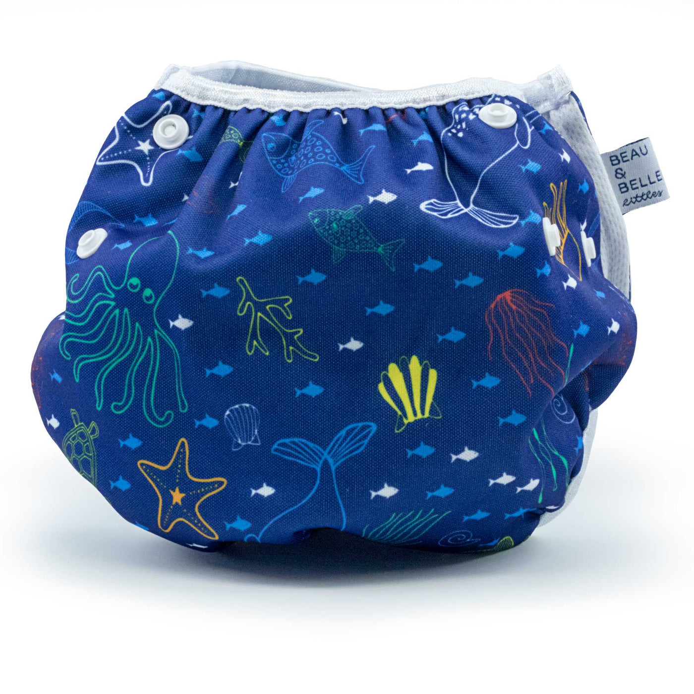 Sea Friends Nageuret Premium Reusable Swim Diaper, Adjustable 0-3 Years
