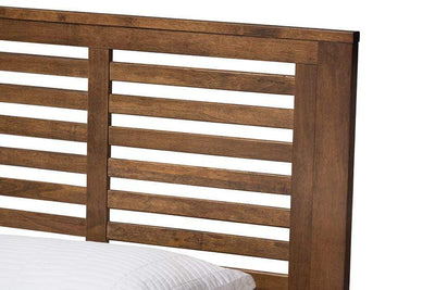 Sedona Modern Classic Mission Style Brown-Finished Wood Twin Platform Bed with Trundle