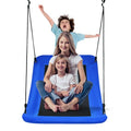 700lb Giant 60 Inch Skycurve Platform Tree Swing for Kids and Adults-Blue