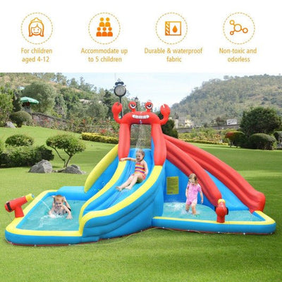 Inflatable Water Slide Bounce House with Water Cannon