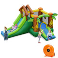 Kids Inflatable Jungle Bounce House Castle with Blower