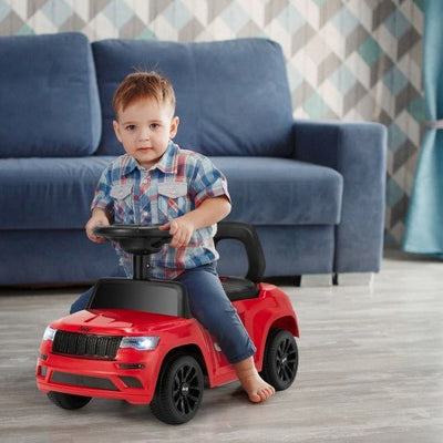 Kids Ride On Car with Steering Wheel-Red