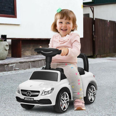 Mercedes Benz Licensed Kids Ride On Push Car-White