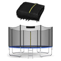 Trampoline Replacement Protection Enclosure Net with Zipper-14ft