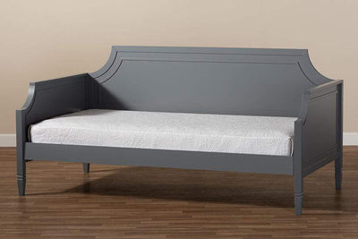 Mariana Classic and Traditional Grey Finished Wood Twin Size Daybed