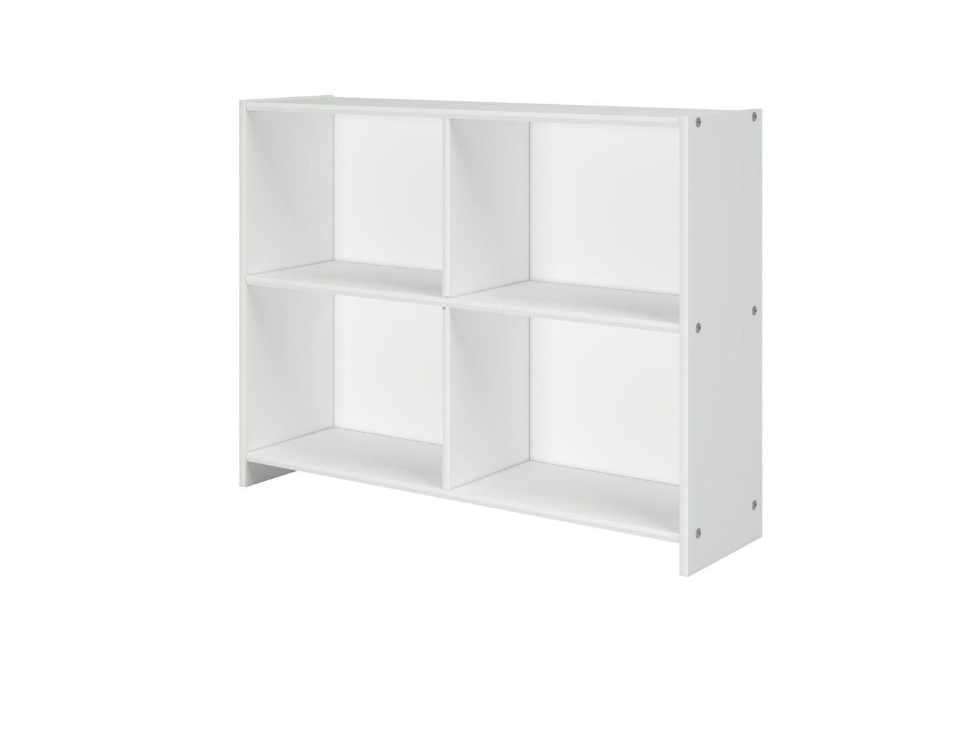 Donco Circles Low Loft Bookcase #color_white