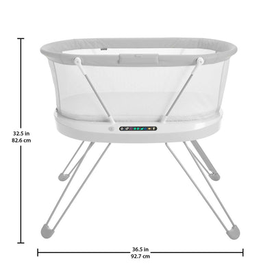 Fisher-Price Baby Bassinet With Sound Detection, Lights, Music And Sounds, Luminate