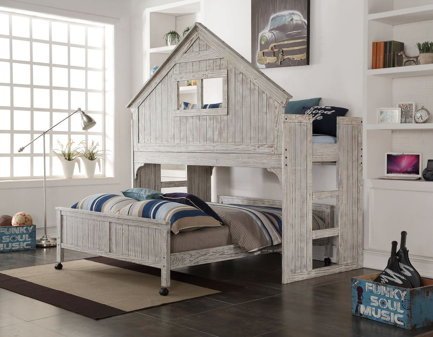 Club House Low Loft Twin Bed