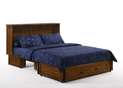 Night & Day Daisy Murphy Cabinet Bed #color_walnut