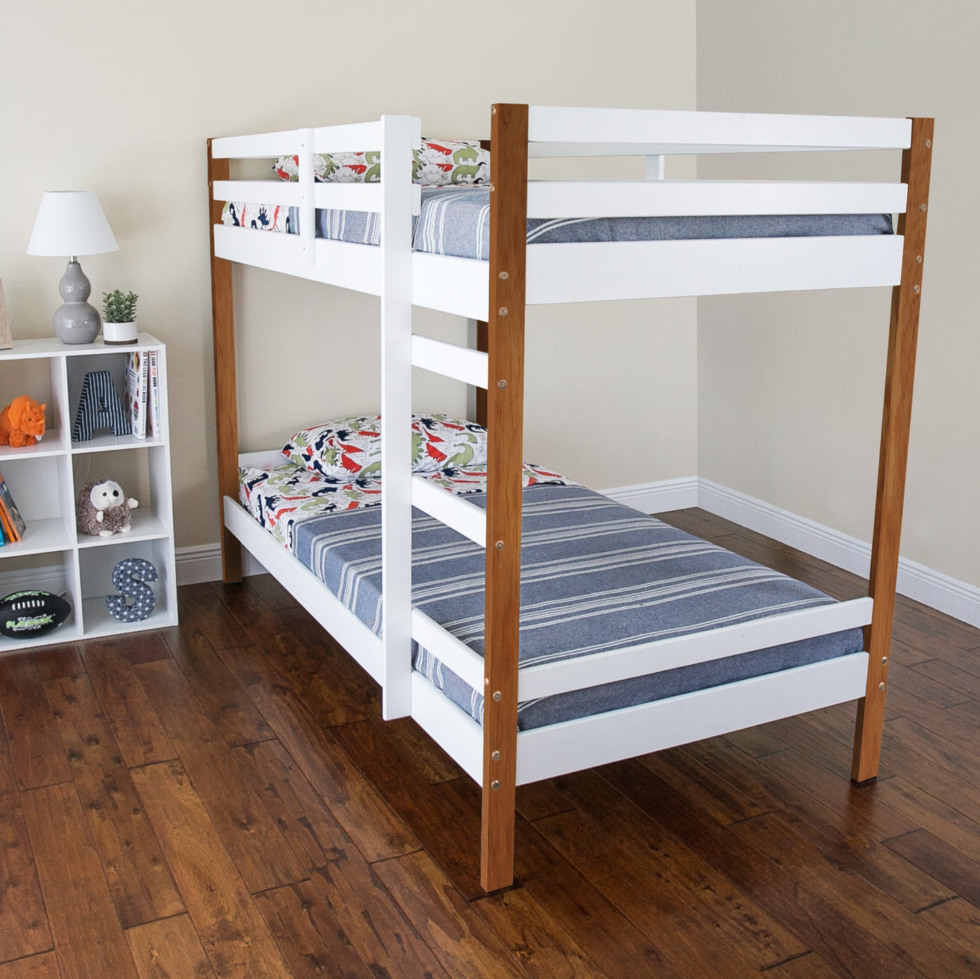 Letto Bunk Beds - Natural and White