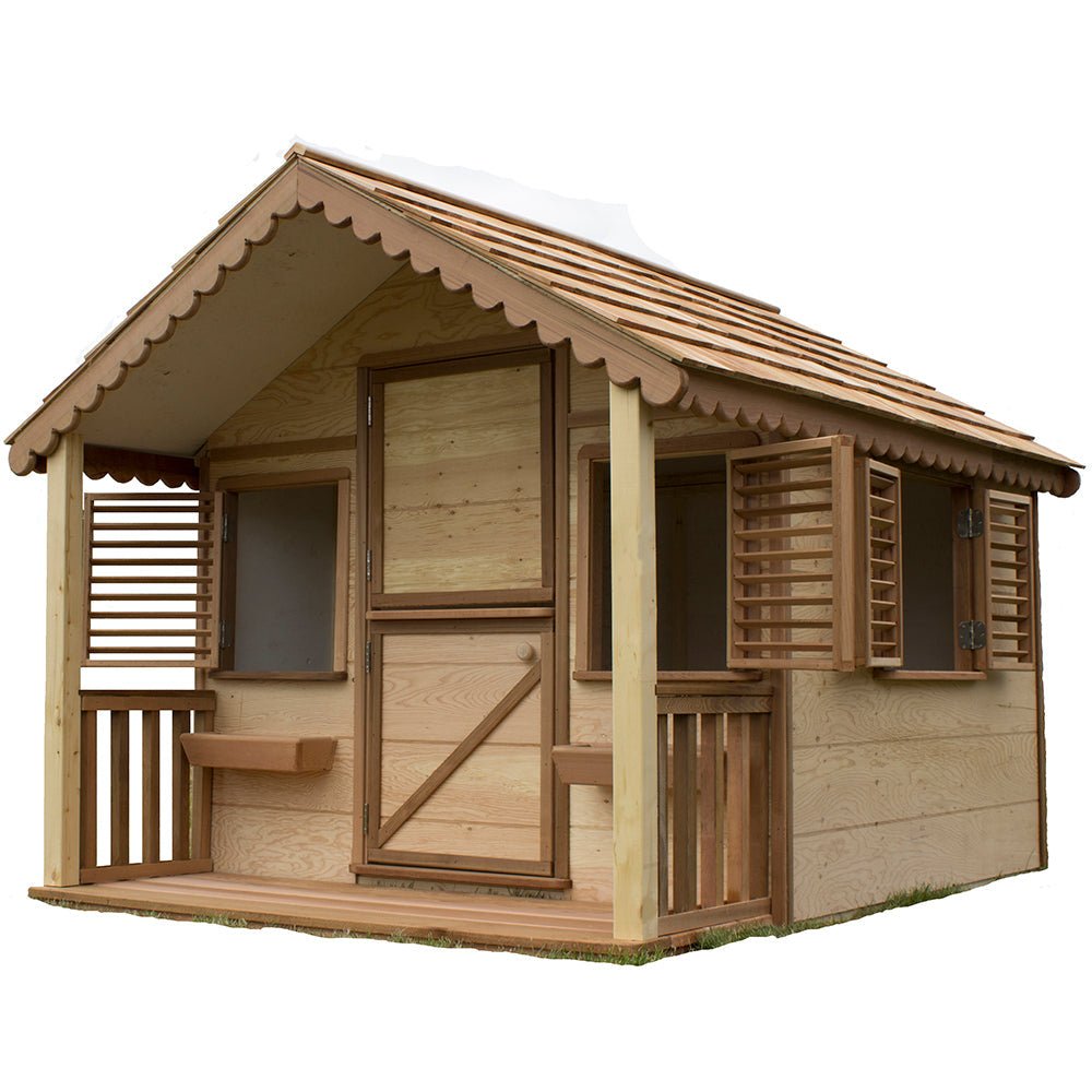 Little Alexandra Cottage (8 ft. x 6 ft.) with covered front porch