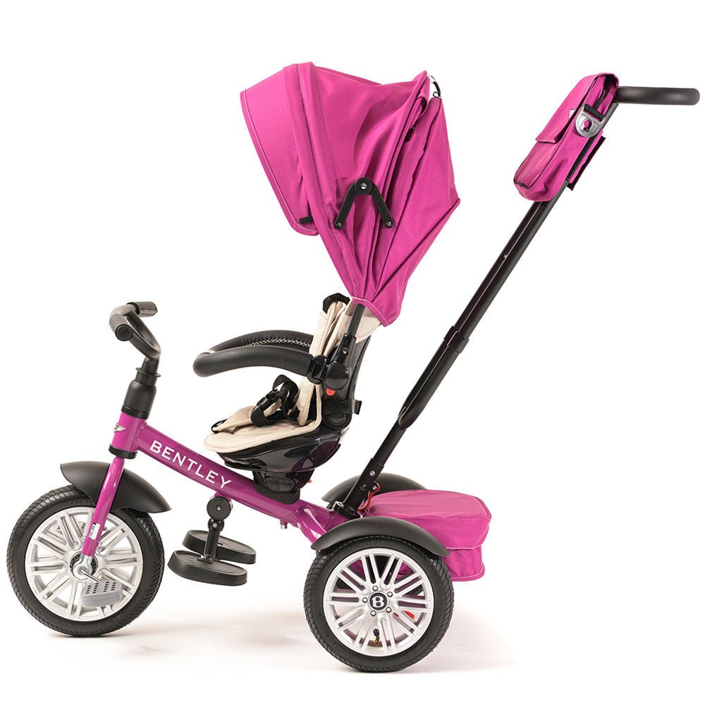 Fuchsia Pink Bentley 6 in 1 Stroller Trike