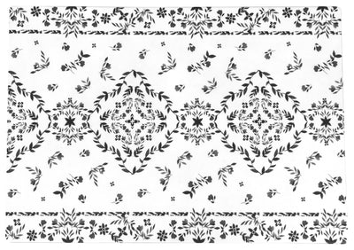 August Rose White Playmat - For Home and Play