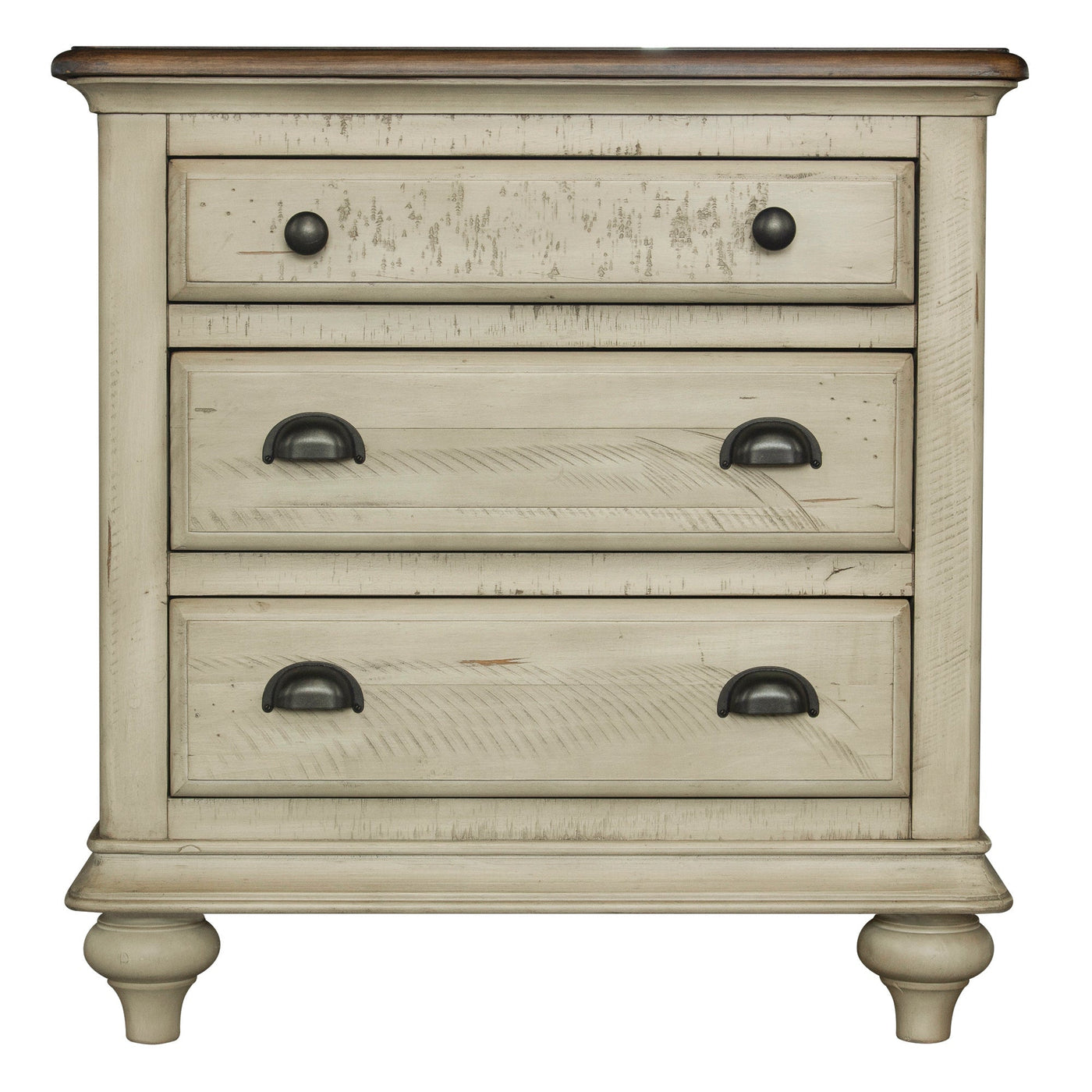 Sunset Trading Shades of Sand 3 Drawer Nightstand