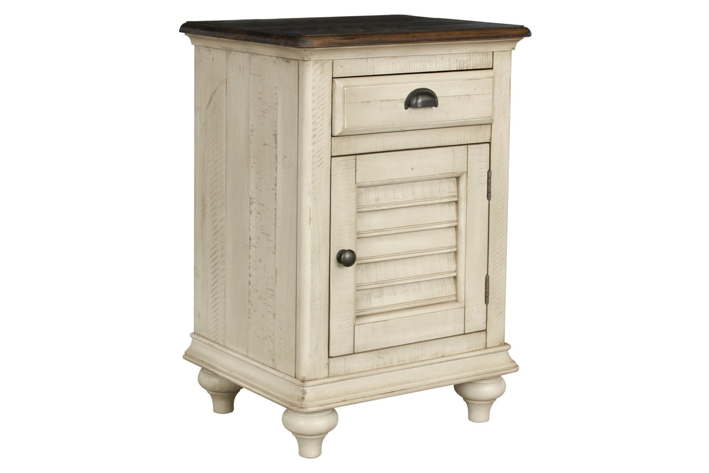Sunset Trading Shades of Sand Nightstand | Narrow | Drawer | Cabinet