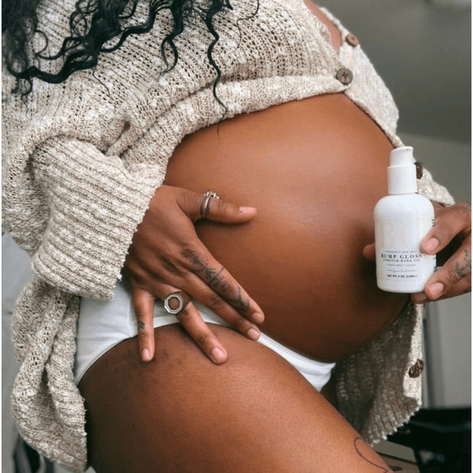 Bump Gloss Stretch Mark Oil for Pregnancy Stretch Marks by The Spoiled Mama