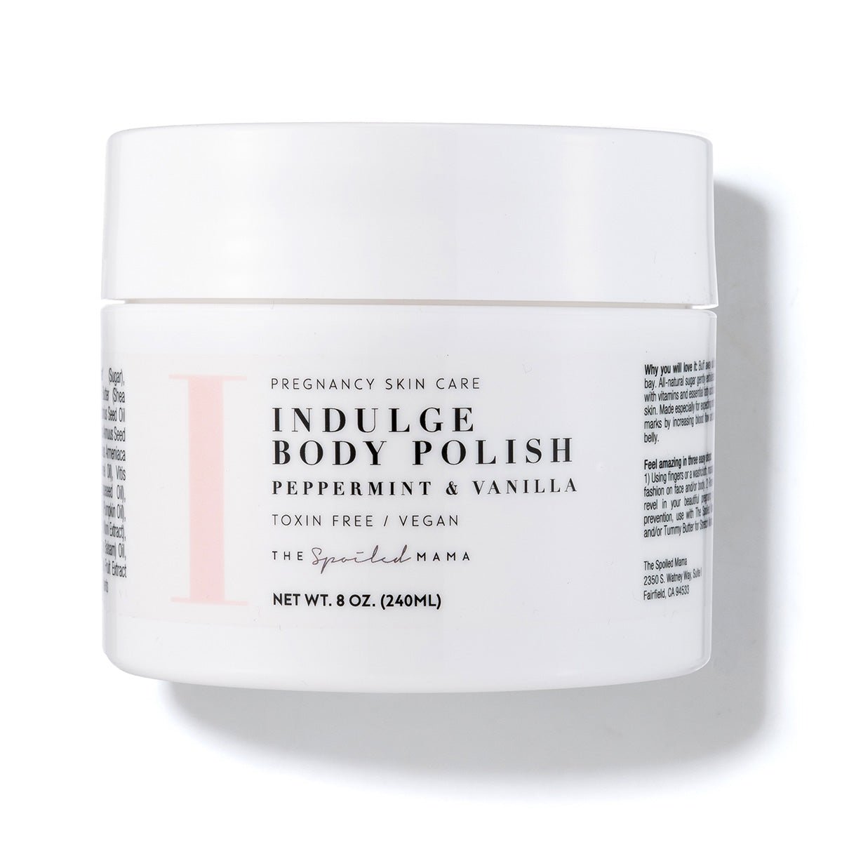 Indulge Peppermint Sugar Scrub for Stretch Marks by The Spoiled Mama