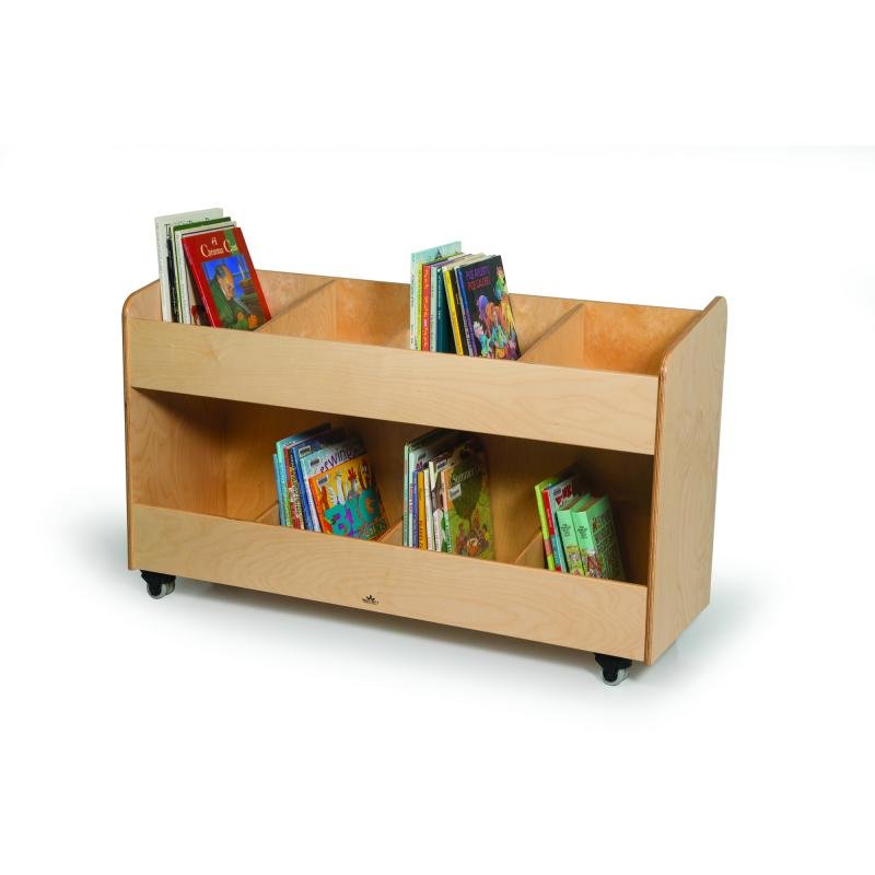 Eight Section Mobile Book Organizer