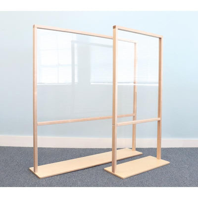 Floor Standing Acrylic Partition 48W