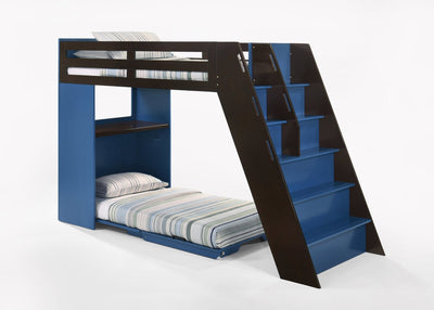 Bunk Beds with a Floor Bed Bottom Bunk