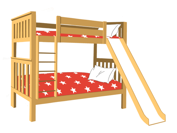 Bunks with slides