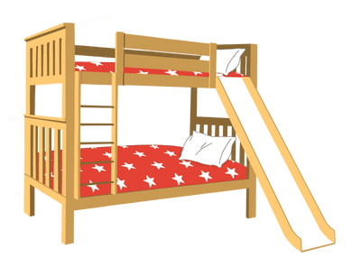 Bunks with slides | Monkey Bunks