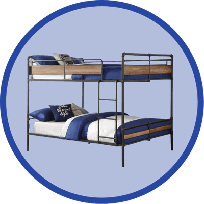 Queen over queen bunks | Monkey Bunks