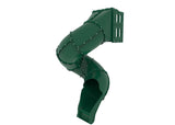 PlayStar Spiral Tube Slide Green - 360 Degree Turn white-background product view 1