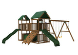 PlayStar Arcadia KT 8223 Wooden Backyard Playset included features view 2