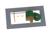 PlayStar Arcadia KT 8217 Elite Adventure Playset yard footprint view 5