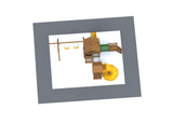PlayStar Arcadia KT 8211 Ultimate Two-Tower Adventure Playset yard footprint view 5