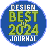 Whitney Brothers elevatED Kitchen Island Breakfast Bar Preschool Play Kitchen - Design Journal Best of 2024 award badge for Whitney Brothers elevatED Collection